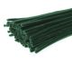 Chenille Stems Pipe Cleaners 12 Inch x 6mm 100-Piece, Dark Green