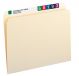  File Folders, Straight-Cut Tab, Letter Size, Manila, 100 Per Box 