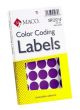 MACO Purple Round Color Coding Labels, 3/4 Inches in Diameter, 1000 Per Box ,MR1212-14