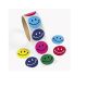 Smile Face Roll of Stickers - 100/Roll