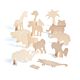 Unfinished Wood Safari Stand-Ups - Pack of 12