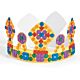 Glitter Mosaic Crown Craft Kit - 12 Projects