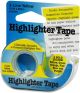 Lee , 1/2-Inch Wide 720-Inch Long Removable Highlighter Tape, Economy Size with Refillable Dispenser, Yellow ,13975