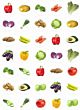 Small Vegetables Stickers 1/2