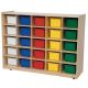 Wood Designs 25 Tray Storage Natural with Assorted Trays, WD-16003