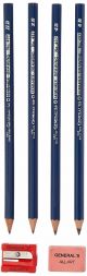 Graphite Drawing Pencils  H, 12 pack