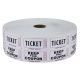 Double Roll Raffle Tickets, 2000ct, White