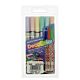 Uchida 200-6B 6-Piece Decocolor Pastel Colors Fine Point Paint Marker Set