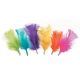All Purpose Craft Feathers - Assorted Hot Colors - 14 grams
