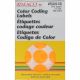 MACO Orange Round Color Coding Labels, 1-1/4 Inches in Diameter, 400 Per Box MR2020-OG