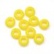Pony Beads Plastic Opaque Yellow 9mm 900 pieces
