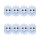 Hygloss Classroom Die Cut, Happy Snowflakes Border, 3 x 36-Inch 12-Pack, 33637