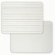 PLAIN & LINED DRY ERASE BOARD MAGNETIC 2 SIDED 9