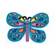 Foam Clothespin Butterfly Magnet Craft Kit - 12 Project Pack
