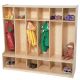 Wood Designs Children 6 Section Locker 54