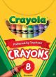 Crayola Classic Color Pack Crayons, Tuck Box, 8 Colors Box  52-0008