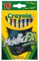 Crayola Metallic Fx Crayons 24 Count 