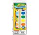 Crayola Washable Watercolors, 16 count with brush - 53-0555
