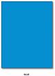 Bright Color Card Stock Paper Bright Blue, 65lb. 8.5 X 11 Inches - 250 Sheets 