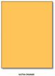 Color Card Stock Paper, Bright Orange, 65lb. 8.5 X 11 Inches - 250 Sheets 