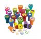 Plastic Stamper Assortment - 50 piece set