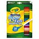 Crayola® Super Tips Washable Markers, Fine, Assorted, 20/Pack (BIN58-8106)