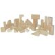 Wood Designs Children Play Wood Toddler Blocks - 12 Shapes, 36 Pieces, WD-60100