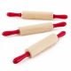 Kids Rolling Pins with Red Handles Set of 12