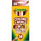 Crayola® Colors of the World Colored Pencils - 24 colors, (BIN68-4607)