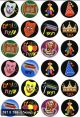 Jewish Purim Stickers
