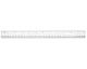 Plastic Ruler, 12 Inches, Clear