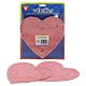 Hygloss Heart Paper Doilies Decorative, Pink  Lace Doilies, Disposable, 6” Diameter, 100 Pack