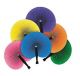 Colorful Folding Hand Fans , 12/pkg