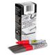 Dry Erase Board Markers, Visi-Max, Chisel Tip, Red