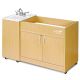 Kiddie Station Diaper Changing Station with Single ABS Sink