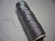 2-ply Silver Metallic lame Yarn Thread Spool 75 Yard