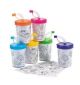 Color Your Own Plastic Sipper Cups with Lids & Straws 12 per package