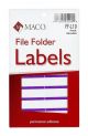 MACO Purple File Folder Labels, 9/16 x 3-7/16 Inches, 248 Per Box FF-L10
