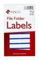 MACO Dark Blue File Folder Labels, 9/16 x 3-7/16 Inches, 248 Per Box ,FF-L5 