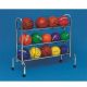 Portable Ball Rack 3-Tier Ball Rack (Holds up to 12 Athletic Balls)