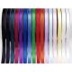 1/4 inch Double Faced Satin Poly Ribbon - White - 30 yards