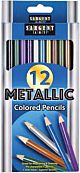 Sargent Art® 22-7231 12ct Metallic Pencils, Drawing, Coloring, Artist, Assorted