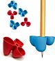 The Pencil Grip Writing CLAW, Medium Size, Red and Blue, Grades K - 6 - 12/Pkg