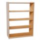 Wood Designs Children Bookshelf with Acrylic Back, Natural wood ,  49