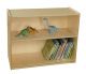 Wood Designs Childrens Bookshelf with Adjustable Shelves, Natural wood , 29-1/16