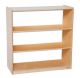 Wood Designs Children Bookshelf with Acrylic Back, Natural wood ,  36-3/4