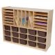 Wood Designs Kids, Multi-Storage with (15) Brown Trays WD-14002