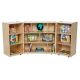 Wood Designs Children 3 Section Folding Storage WD-15600
