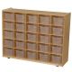 Wood Designs 25 Tray Storage Natural with Translucent Trays, WD-16001