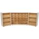 Wood Designs Childrens, 25 Tray Tri-Fold Storage without Trays WD-25509